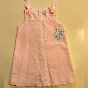 Luli & Me by Maria Casero Pink Lace Dress 4T NWT